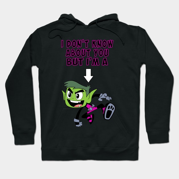 I'm A Beast, Boy Hoodie by ComicBook Clique